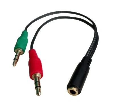 Cabo Adaptador P3 Macho x 2 P2 Femea Fone Microfone Kp-hm041- Knup