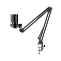 Microfone Gamer Havit GK50 Pro, RGB, USB, Preto, Com Braço Articulado - GK50PRO