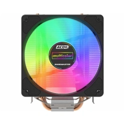 Cooler para processador K-MEX AC04, Multicolor, 120mm, Amd - intel -