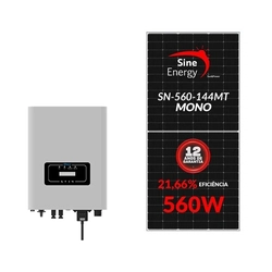 Gerador Solar Deye 11,76 Kwp Mon. 220v Fibromadeira (10k/560w)