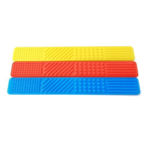 Colheres planas texturizadas - terapia alimentar ARK Therapeutic® - conjunto com 3 unidades