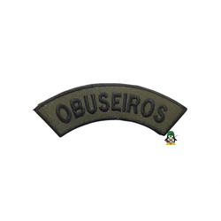 Distintivo Semicircular Bordado de Baixa Visibilidade - Manicaca (Obuseiros)