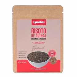 Risoto de Quinoa com Carne e Abóbora Liofilizado Lyovibes – Sachê 65g