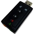 Adaptador USB para P2 7.1 Canais 5+