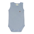 Body Regata Avulso Suedine Mini&Co Masculino - Azul