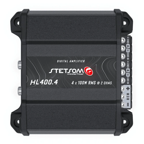 Modulo Potencia Stetsom Hl400.4 Iron High Line 2r Entrada Rca