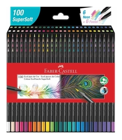 Lápis De Cor Faber Castell Super Soft 100 Cores Ed.limitada