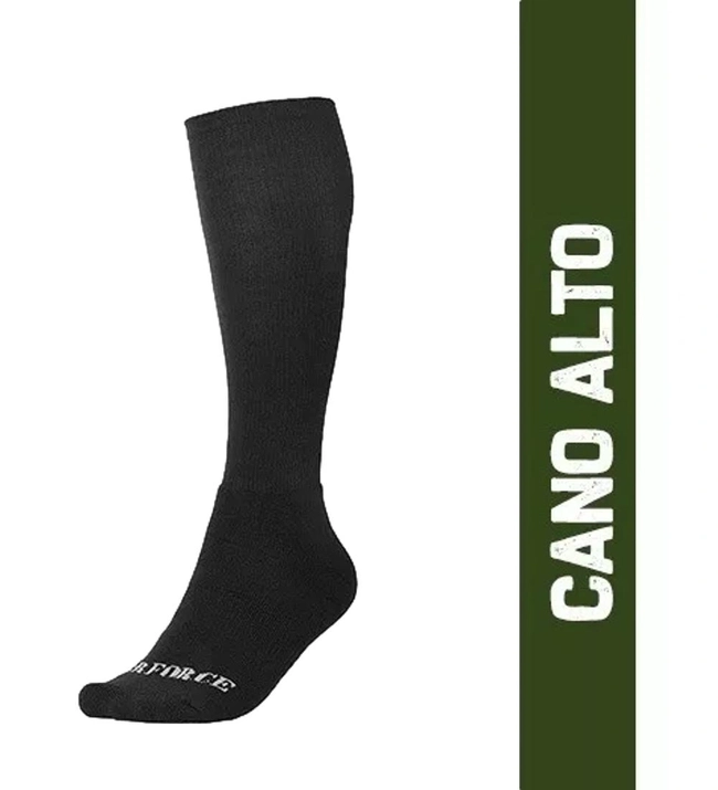 Meia Batalha BRF - Preta (Invictus)