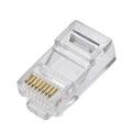 100 Unidades de Conector RJ45 Cat5 Exbom Alta Performance