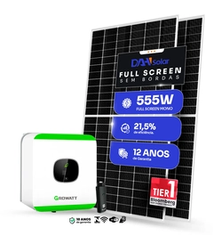 Kit Inicial Microinversor Solar 0,66kWp (2p) - Gera em torno de 71,58 kWh  por Mês