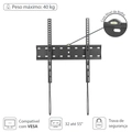 Suporte para Tv Led- Lcd de 32 a 55 Fixo Com Nivel Bolha e Trava de Segurança Vinik ST400A