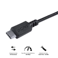 Cabo Pcyes Usb-c Tipo-c 2.0 1 Metro Preto - Pucp-01