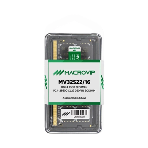 Memória Notebook Intel 16Gb Ddr4 3200Mhz 1.2v Pc4-25600 Cl22 260Pin Mv32s22/16 - Macrovip