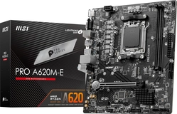 Placa mãe MSI PRO A620M-E, AMD AM5, M-ATX, DDR5 - 911-7E28-009
