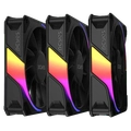 KIT Cooler Gabnete 120mm Pcyes 3x120mm Sangue Frio 264571 - K3argbsf3rvbr