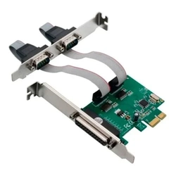 Placa PCI Express com 2 Portas Serial e 1 Paralela Ax99100 - Knup Kp-t105