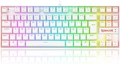 Teclado Mecanico Redragon Branco Rgb Switch Blue - Kumara Lunar K552W-2 - (PT-BLUE)