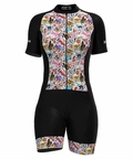 Macaquinho de Ciclismo Feminino Rododendro