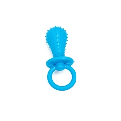 Brinquedo Mordedor Chupeta com Porta Petiscos para Cachorros Azul