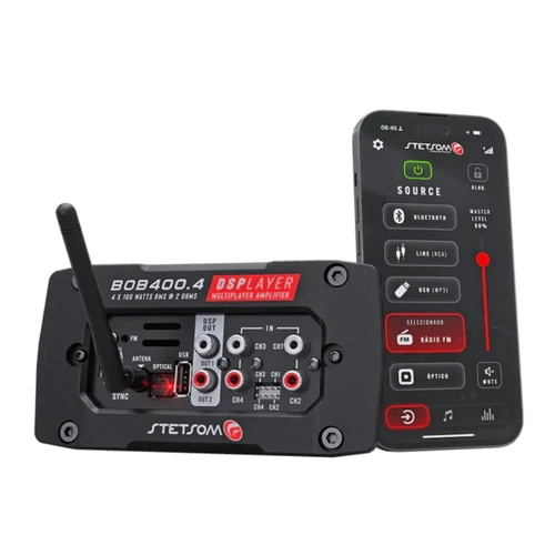 Módulo De Potência Stetsom Bob400.4 Dsplayer 2r