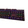 Teclado Mecânico Gamer Redragon Rudra LED Rainbow Switch Outemu Blue Anti-Ghosting Preto - K565R-2