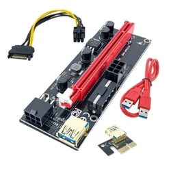 Placa Pci-e Express Riser Ver009s Usb 3.0 Extensor