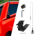 Kit Antena Móvel M-310 153cm para Tuning e Banda 6m + Suporte M-650 para Caminhonete – Alta Durabilidade