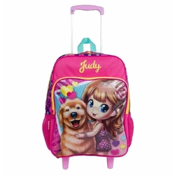 Mochila Escolar Infantil de Rodinha Judy - Sestini