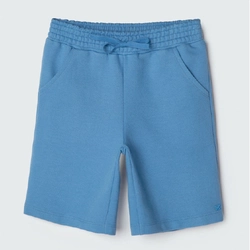 Bermuda em Moletom Básica Azul Hering - Masculino