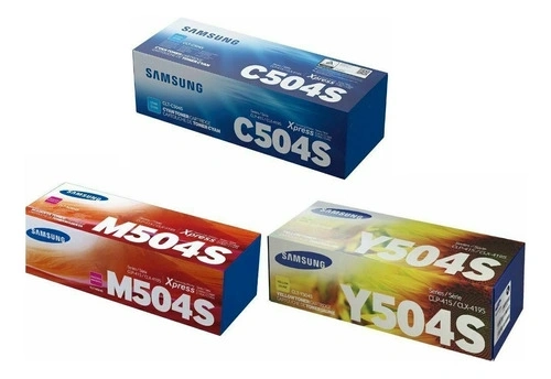 Kit 3 Toners Clt Y504s C504s M504s Samsung Original