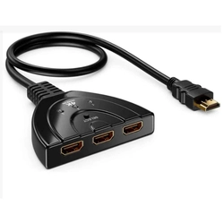 Splitter Divisor 1 HDMI Macho Para 3 HDMI Femea - KP-AD133