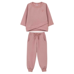 Conjunto Blusão e Calça Moletom Lik Kids - Feminino