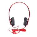 Fone de Ouvido Headphone Dobrável PS4 Celular Tv Notebook Pc C/ Fio p2/p3 PH-100RD Vermelho - C3Tech