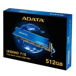 SSD ADATA LEGEND 710 512GB M.2 2280 NVME PCIE 3.0 - ALEG-710-512GCS