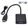 Cabo Conversor Adaptador HDMI x VGA Audio CC-HVA100 - Exbom