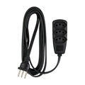 Extensão Sort Pp 3x0,75 3 Pinos 2p+t 10a Preto 5 Metros Dn1787