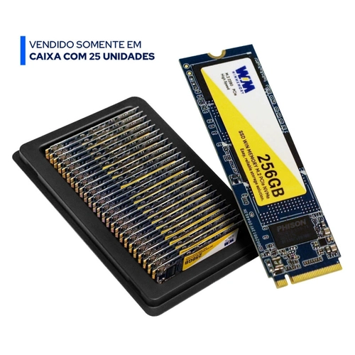 Ssd Winmemory 256gb M.2 2280 Nvme Pcie3.0 Leit.2500mb/s Grav.2100mb/s Oem - Bandeja