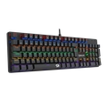 Teclado Mecânico Gamer Redragon Valheim Rainbow Preto Switch Azul - K608-r Pt-blue