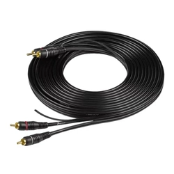 Cabo Rca Permak Ouro 5m Fio 4mm Preto