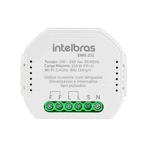 Interruptor Controlador Dimmer Smart Wi-fi Ews 251 4850031
