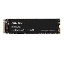 SSD Gen4 Husky ThunderBoost, 256GB, M.2 NVMe, Leitura 3200 MB/s, Escrita 1800 MB/s - HSSD256GEN4