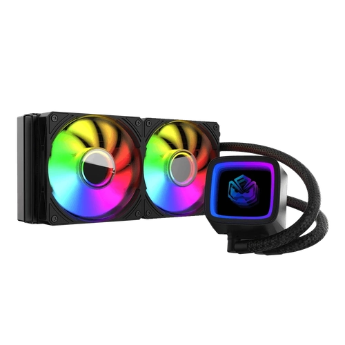 Water Cooler Pcyes Tundra Black Vulcan Argb 240mm - Wctbv240