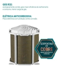 Ar Condicionado Split Philco Hi Wall Inverter 12.000 Btu/h Frio Monofásico Branco Pac12fc Branco 220v 220v