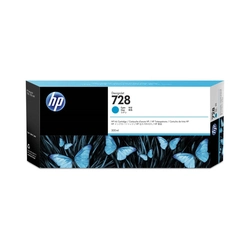 Cartucho De Tinta Hp 728 Ciano Pluk 300 Ml F9k17a