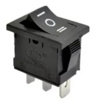 Chave Gangorra Kcd1-103/b2 Preto 3 Posições 3t