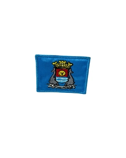 Bandeira bordada colorida- Guarujá