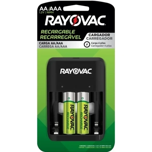 Carregador de Pilhas Aa/aaa Rayovac USB - Sm-4