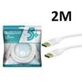 Cabo Displayport P/ Displayport- 2m - Branco