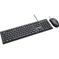 Kit Mouse e Teclado Office c13 Fortrek USB Preto - 84936