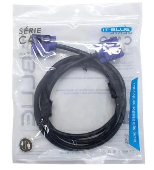 Cabo Vga Para Vga 1.8M LE-12 - It-blue Com Filtro Monitor Projetor